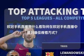 欧冠手机直播用什么看如何在欧冠手机直播中找到最佳观看方式？