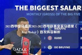 2021西甲皇马首发2021-2022西甲联赛皇家马德里（Real Madrid）首发阵容解析