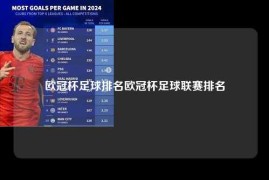 欧冠杯足球排名欧冠杯足球联赛排名