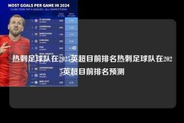 热剌足球队在2025英超目前排名热刺足球队在2025英超目前排名预测