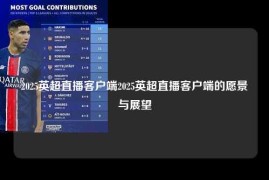 2025英超直播客户端2025英超直播客户端的愿景与展望