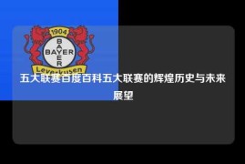五大联赛百度百科五大联赛的辉煌历史与未来展望