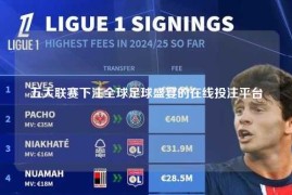 五大联赛下注全球足球盛宴的在线投注平台