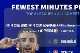 2011年欧冠四强2011年欧洲冠军联赛（UEFA Champions League）的四强球队