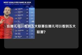 在哪儿可以看到五大联赛在哪儿可以看到五大联赛？