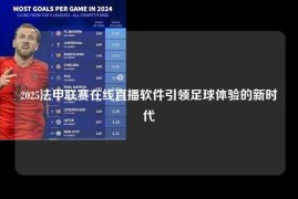 2025法甲联赛在线直播软件引领足球体验的新时代