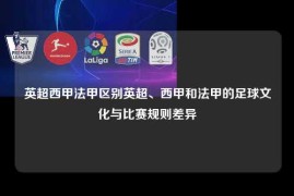 英超西甲法甲区别英超、西甲和法甲的足球文化与比赛规则差异