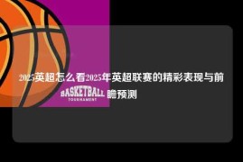2025英超怎么看2025年英超联赛的精彩表现与前瞻预测