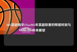 2025英超精华37lun2025年英超联赛的辉煌时刻与未来展望
