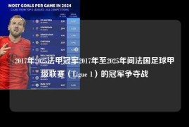 2017年2025法甲冠军2017年至2025年间法国足球甲级联赛（Ligue 1）的冠军争夺战