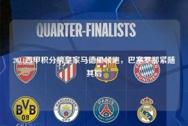 2014西甲积分榜皇家马德里领跑，巴塞罗那紧随其后