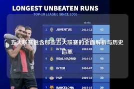五大联赛包含那些五大联赛的全面解析与历史沿革