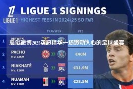 詹俊微博2025英超精华一场激动人心的足球盛宴