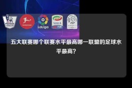 五大联赛哪个联赛水平最高哪一联盟的足球水平最高？