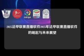 2025法甲联赛直播软件2025年法甲联赛直播软件的崛起与未来展望