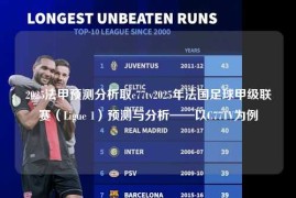 2025法甲预测分析取c77tv2025年法国足球甲级联赛（Ligue 1）预测与分析——以C77TV为例