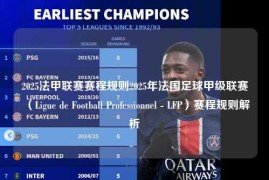 2025法甲联赛赛程规则2025年法国足球甲级联赛（Ligue de Football Professionnel - LFP）赛程规则解析