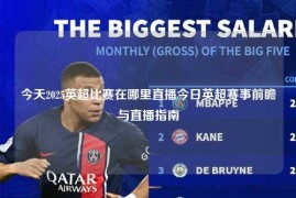 今天2025英超比赛在哪里直播今日英超赛事前瞻与直播指南