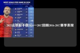 2025法甲射手榜2016一2017回顾2016-2017赛季表现