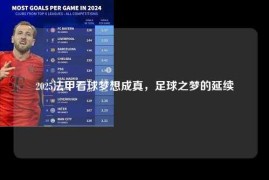 2025法甲看球梦想成真，足球之梦的延续
