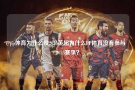 pp体育为什么没2025英超为什么PP体育没有参与2025赛季？