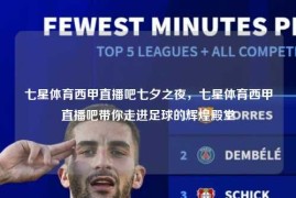 七星体育西甲直播吧七夕之夜，七星体育西甲直播吧带你走进足球的辉煌殿堂