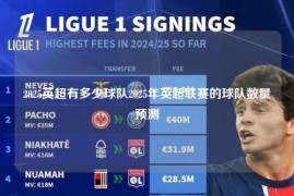 2025英超有多少球队2025年英超联赛的球队数量预测