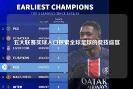 五大联赛买球入口探索全球足球的竞技盛宴