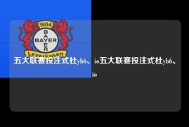 五大联赛投注式杜yb6、io五大联赛投注式杜yb6、io