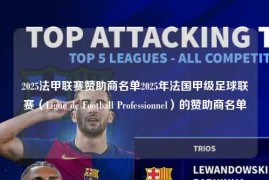 2025法甲联赛赞助商名单2025年法国甲级足球联赛（Ligue de Football Professionnel）的赞助商名单