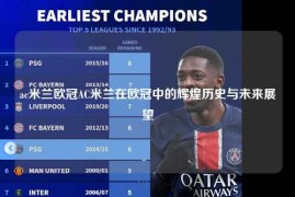 ac米兰欧冠AC米兰在欧冠中的辉煌历史与未来展望
