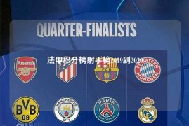 法甲积分榜射手榜2019到2020