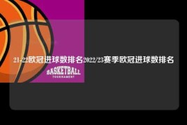 21-22欧冠进球数排名2022/23赛季欧冠进球数排名