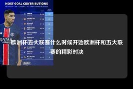 欧洲杯五大联赛什么时候开始欧洲杯和五大联赛的精彩对决