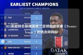 2025英超转会新闻英格兰足球超级联赛（Premier League）的转会风向标