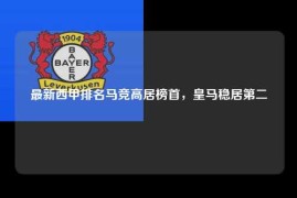 最新西甲排名马竞高居榜首，皇马稳居第二