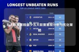 五大联赛赛程最少五大联赛赛程分析与优化策略