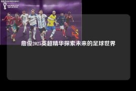 詹俊2025英超精华探索未来的足球世界