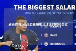 新英体育2025英超直播吧足球迷的终极盛宴