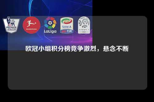 欧冠小组积分榜竞争激烈，悬念不断第1张-五大联赛直播-五大联赛赛程时间表-五大联赛排名积分榜