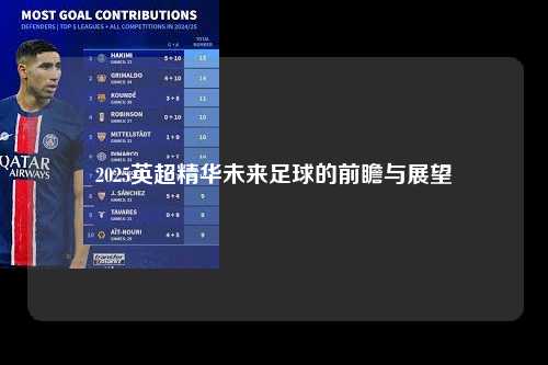 2025英超精华未来足球的前瞻与展望第1张-五大联赛直播-五大联赛赛程时间表-五大联赛排名积分榜