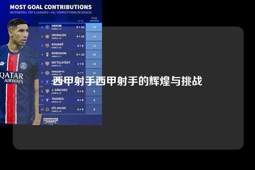 西甲射手西甲射手的辉煌与挑战第1张-五大联赛直播-五大联赛赛程时间表-五大联赛排名积分榜