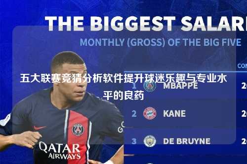 五大联赛竞猜分析软件提升球迷乐趣与专业水平的良药第1张-五大联赛直播-五大联赛赛程时间表-五大联赛排名积分榜