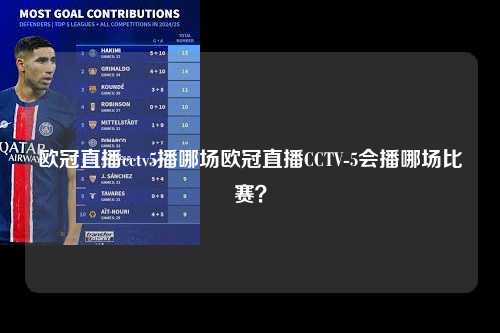 欧冠直播cctv5播哪场欧冠直播CCTV-5会播哪场比赛？第1张-五大联赛直播-五大联赛赛程时间表-五大联赛排名积分榜
