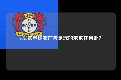 2025法甲球衣广告足球的未来在何处？第1张-五大联赛直播-五大联赛赛程时间表-五大联赛排名积分榜