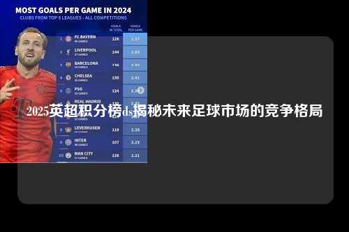 2025英超积分榜ds揭秘未来足球市场的竞争格局第1张-五大联赛直播-五大联赛赛程时间表-五大联赛排名积分榜