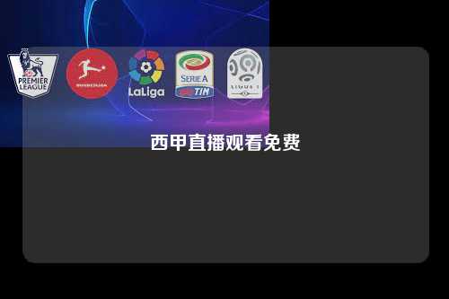 西甲直播观看免费第1张-五大联赛直播-五大联赛赛程时间表-五大联赛排名积分榜