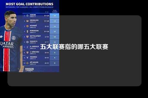 五大联赛指的哪五大联赛第1张-五大联赛直播-五大联赛赛程时间表-五大联赛排名积分榜