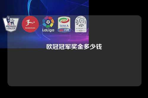 欧冠冠军奖金多少钱第1张-五大联赛直播-五大联赛赛程时间表-五大联赛排名积分榜