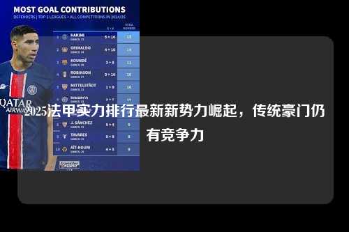 2025法甲实力排行最新新势力崛起，传统豪门仍有竞争力第1张-五大联赛直播